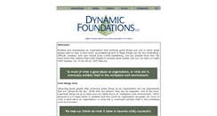 Desktop Screenshot of dynamicfoundations.com