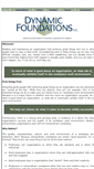 Mobile Screenshot of dynamicfoundations.com